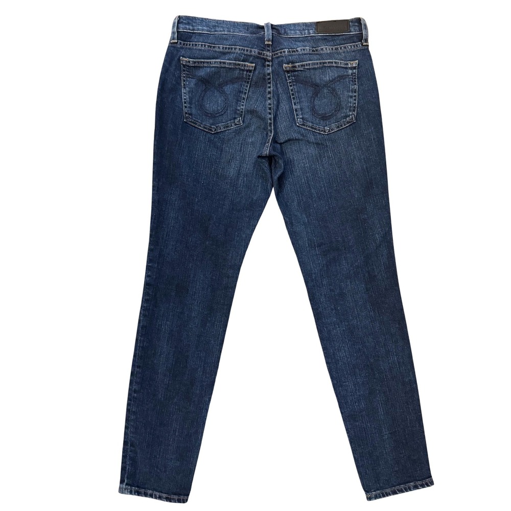 BIG STAR ALEX SKINNY Jeans Women's Sz 31 dark wash bodycon preppy ankle - Picture 7 of 10
